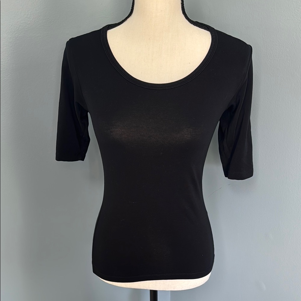 Oakley Women’s Black Fitted 1/2 Sleeve Top Sz S